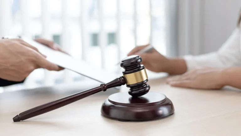 A Burbank personal injury lawyer consulting with a client about their legal options for compensation after an accident.