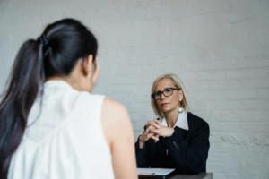 Injured person receiving legal advice from a Los Angeles premises liability lawyer at Babaians Law Firm.