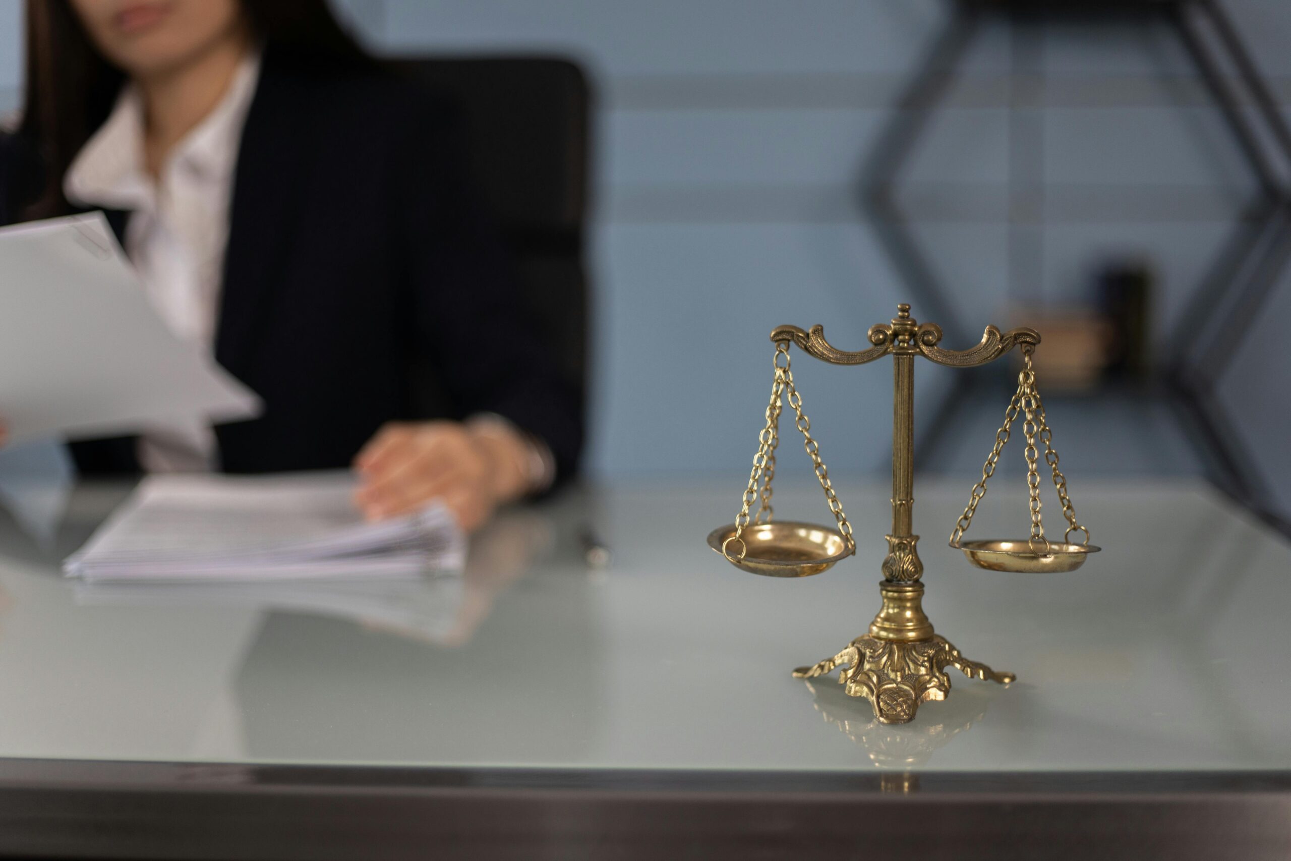 Attorney reviewing paperwork related to a FedEx truck accident claim in California.